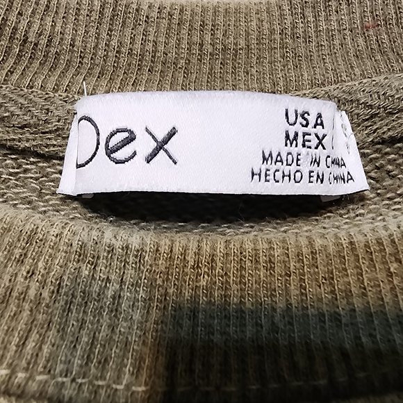 Dex Top Long Sleeve Blouse Sage Color with beaded Size S, Casual, Urban Chic - Picture 2 of 12